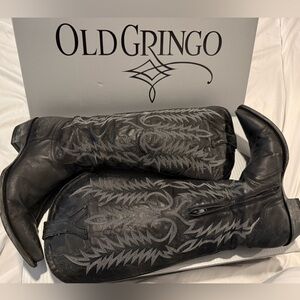 Old Gringo Mayra Relaxed Fit Black Cowboy Boots – Size 10